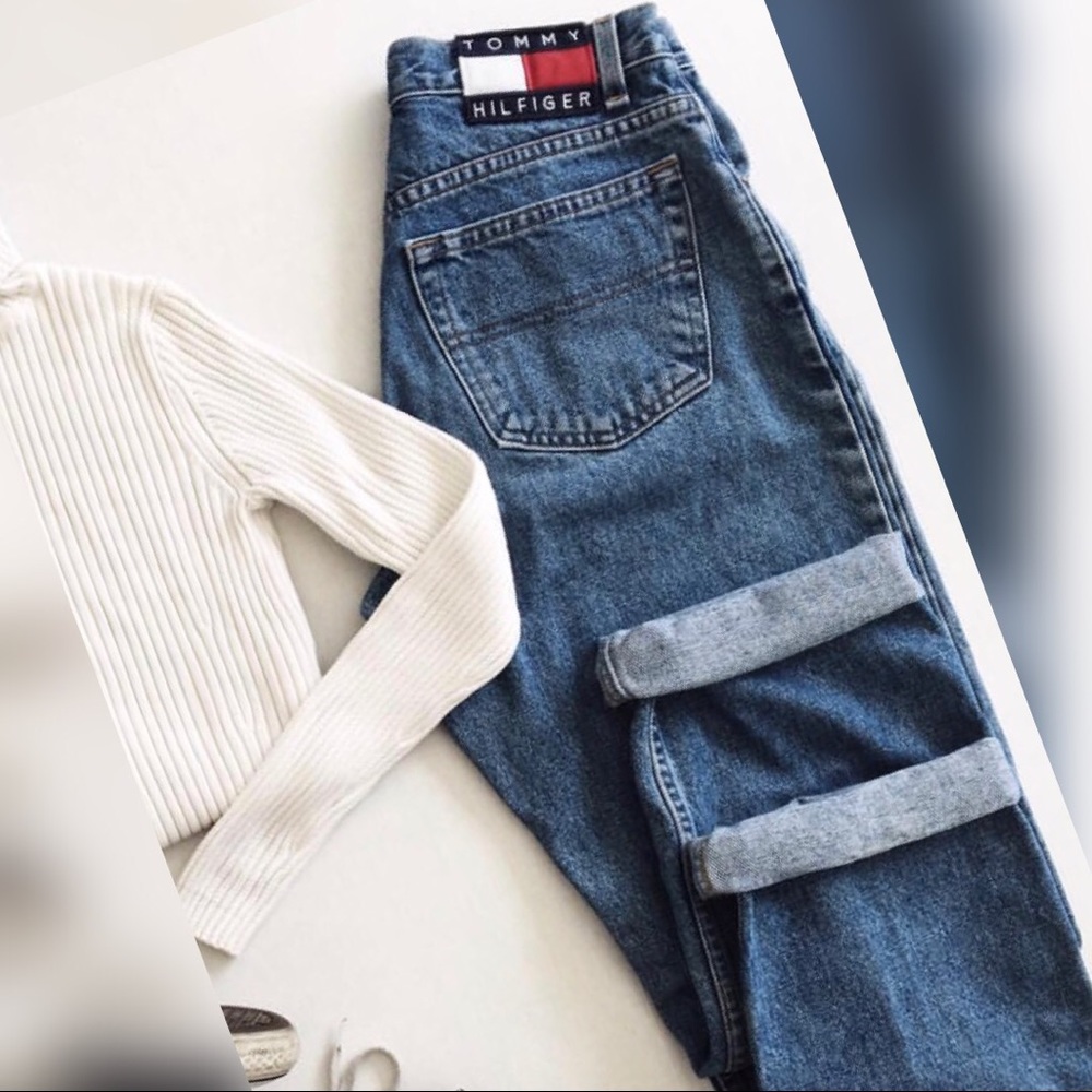 Vintage high-waisted Tommy Jeans